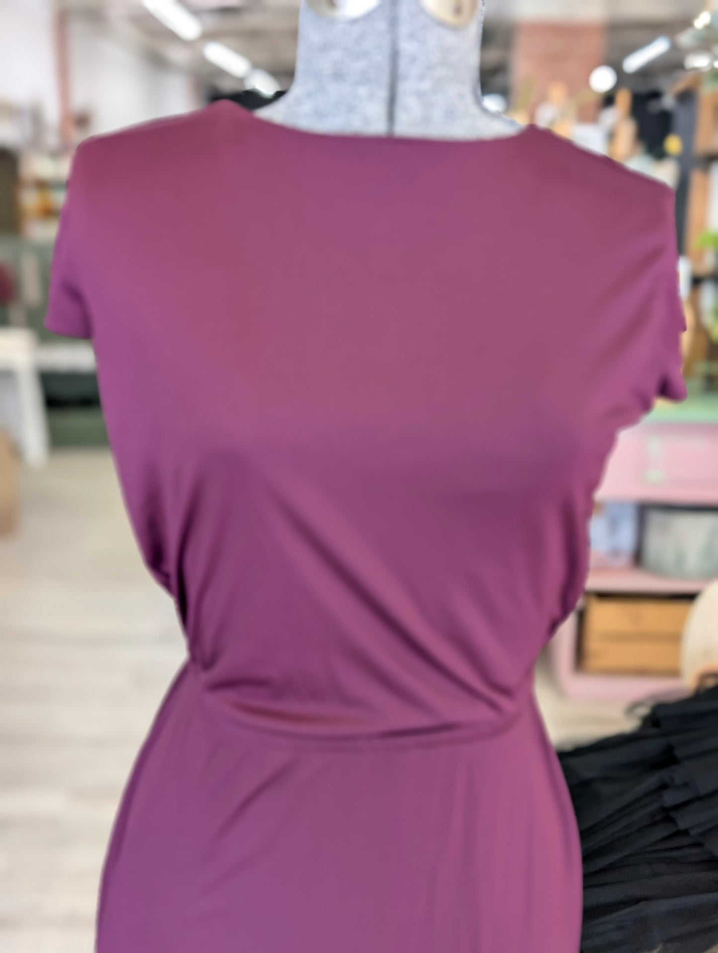 Maroon dress