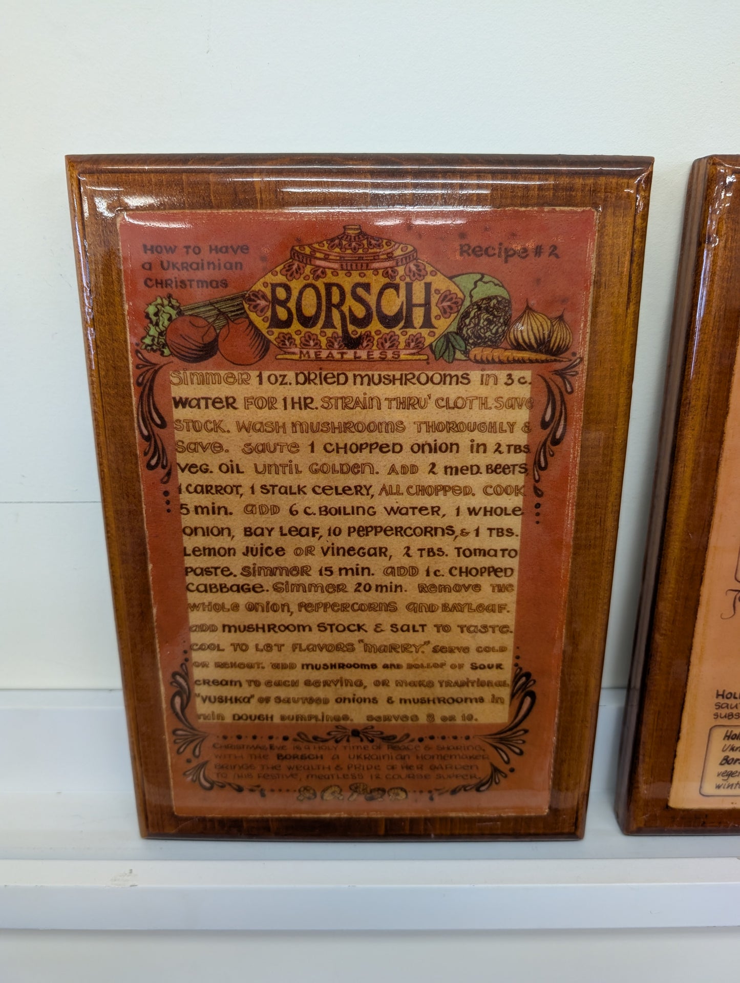 How To Have A Ukrainian Christmas - Set of 3 Wall Hangings