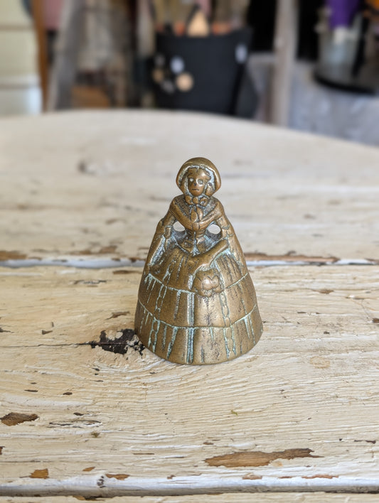 Brass lady bell