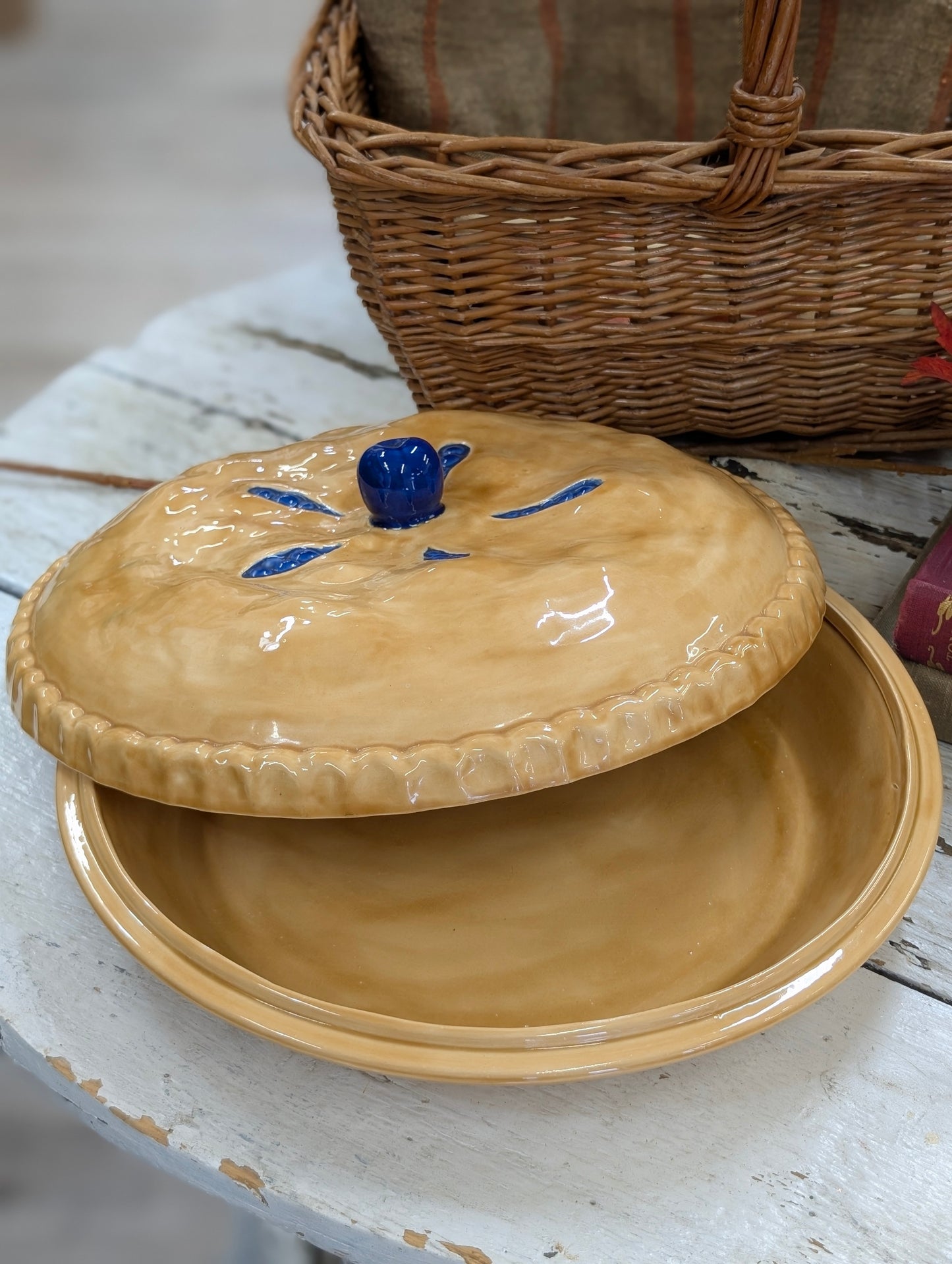 Blueberry pie container