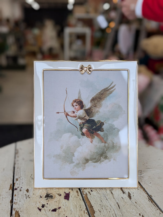 Cupid print framed
