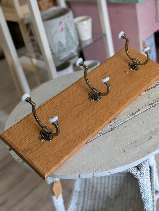 Hook on wooden board