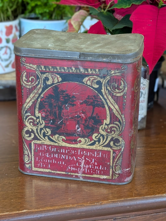 Antique London Ontario tin