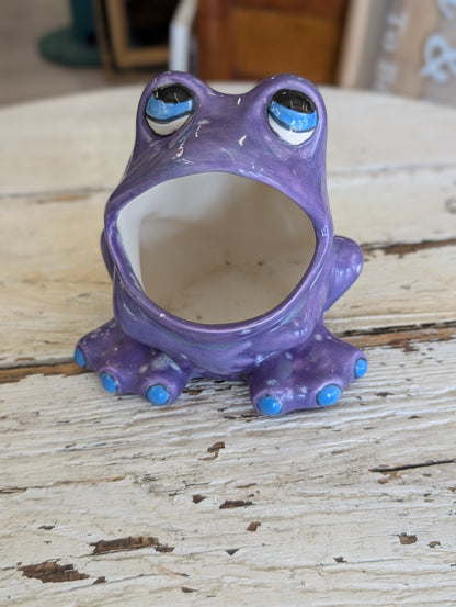 Purple kitchen frog