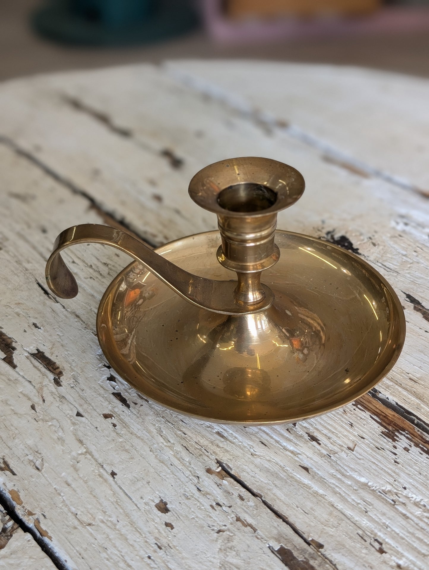 Brass candlestick