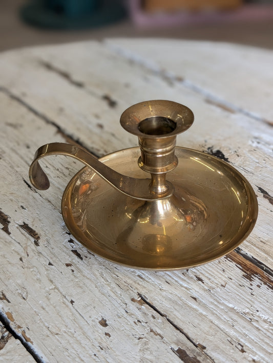 Brass candlestick