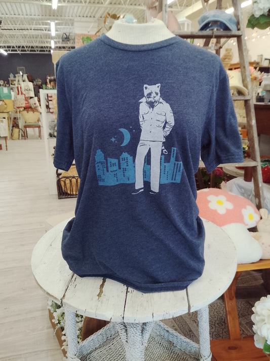Dective Racoon tee - M