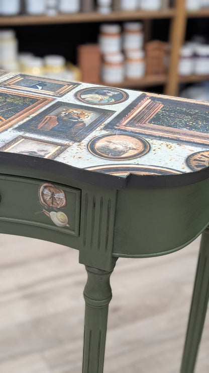 Green Hall Table