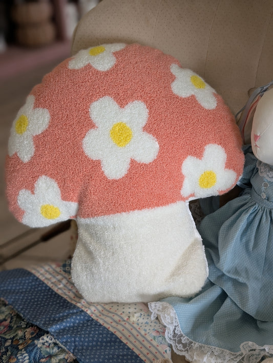 Fluffy mushroom pillow