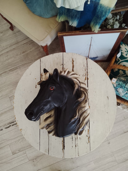 Large horse head wall mount
