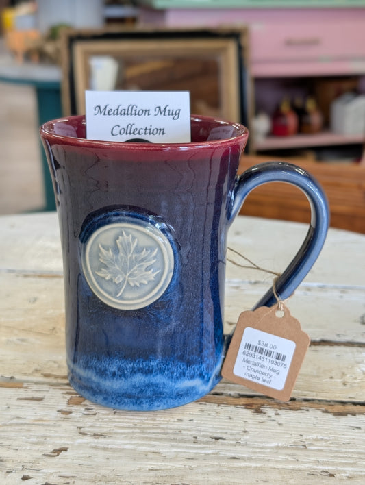 Medallion Mug - Cranberry