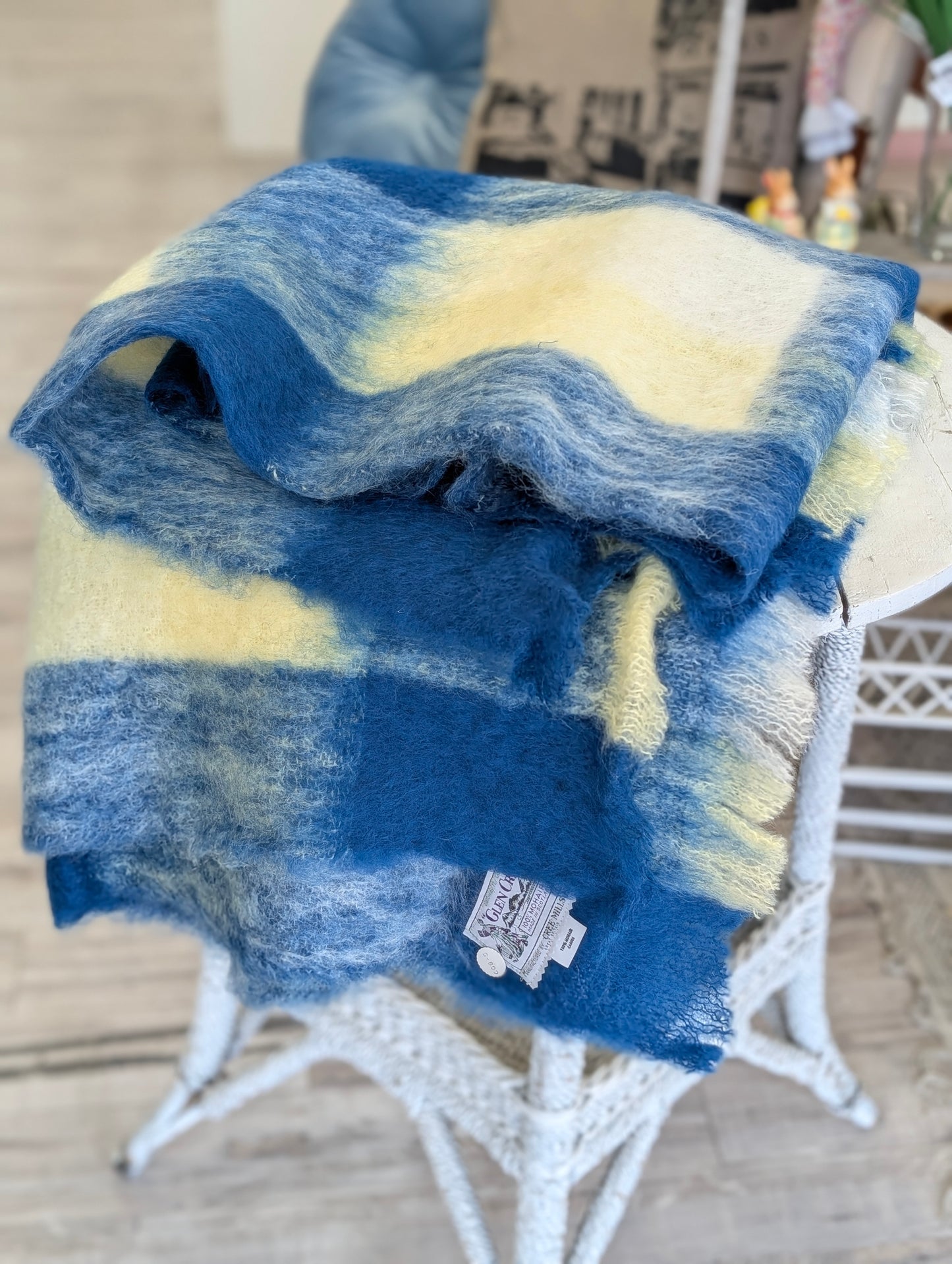Vintage Mohair blanket
