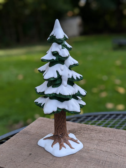 Ceramic snowy tree