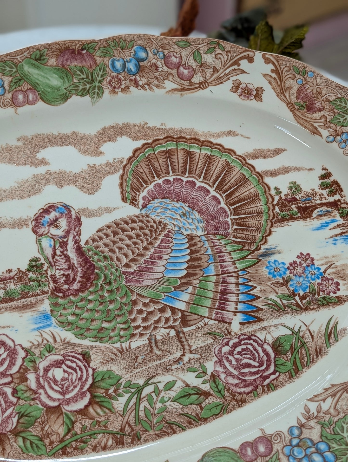Turkey serving platter