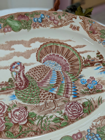 Turkey serving platter