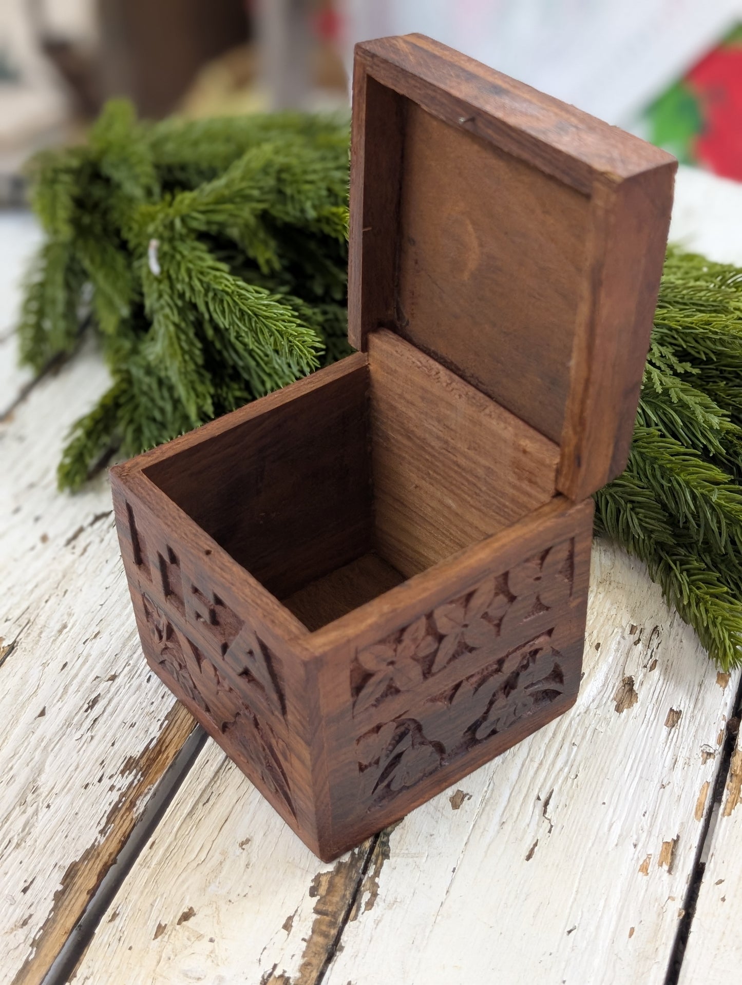 Wooden Tea Box