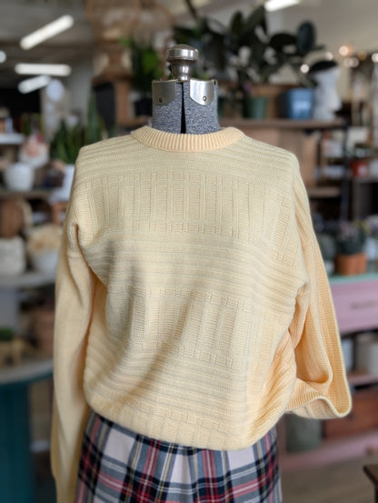 Yellow sears knit