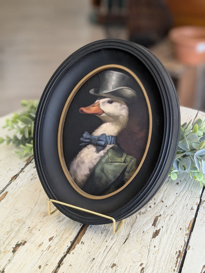 Set of Dapper Duck framed prints