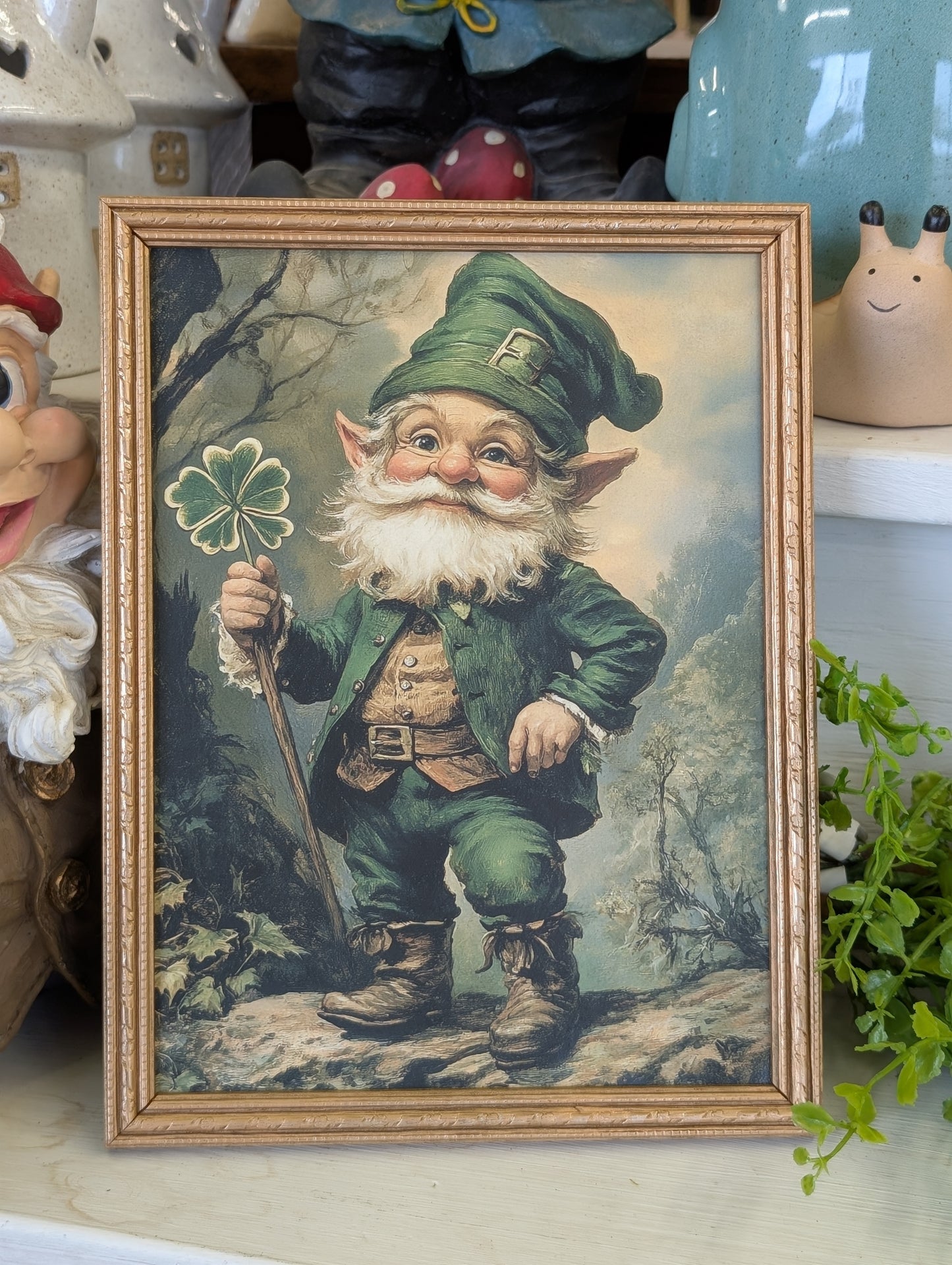 Leprechaun framed print