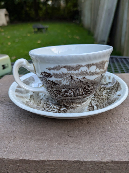 Vintage ironstone teacup West Moreland