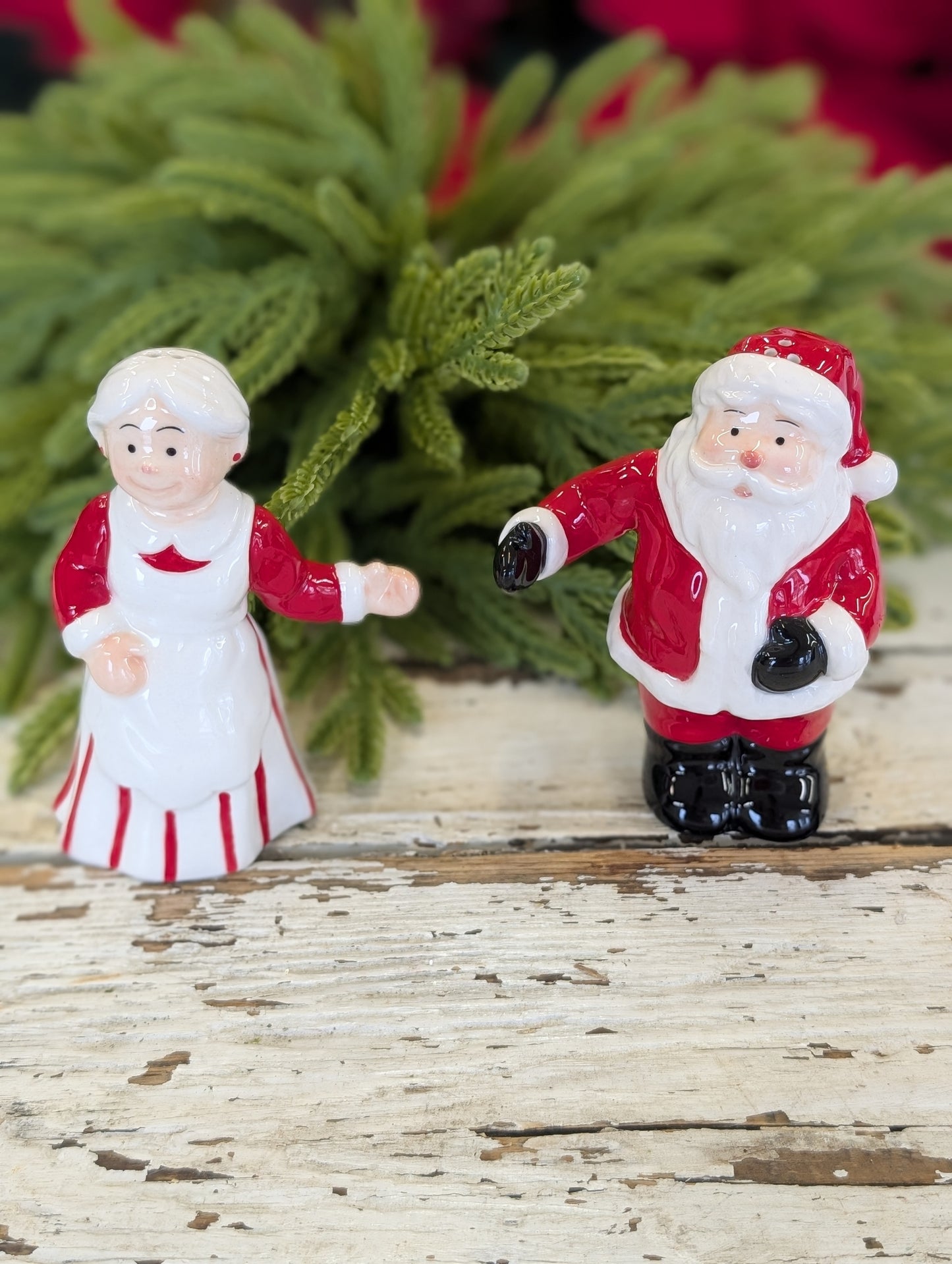 Mr. And Mrs. Claus salt and pepper