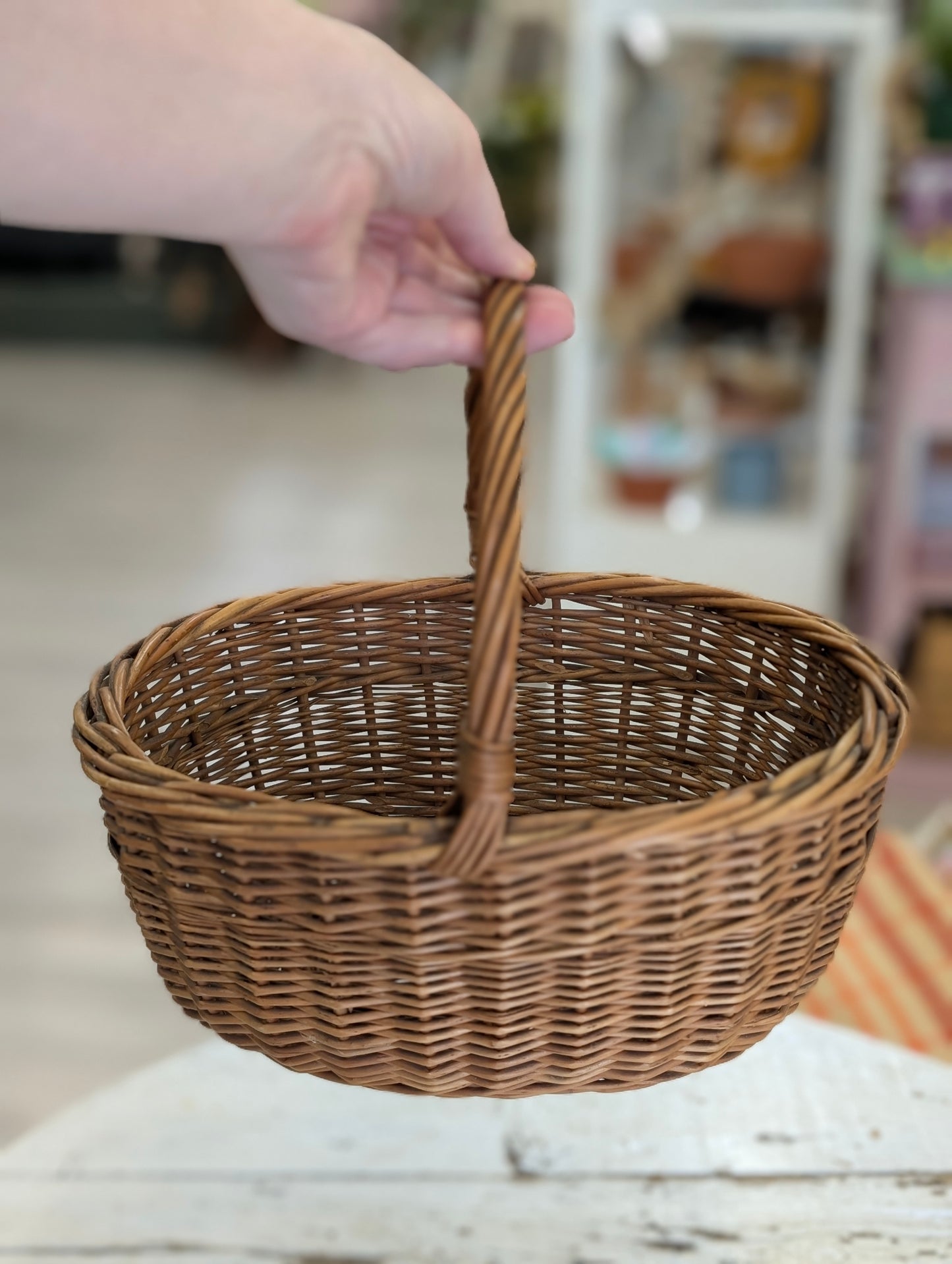 basket with handle