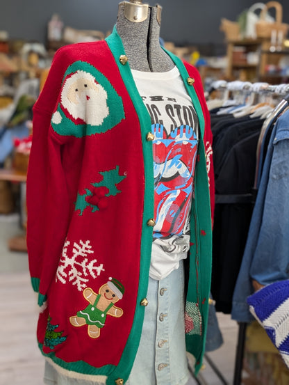 Festive cardigan large