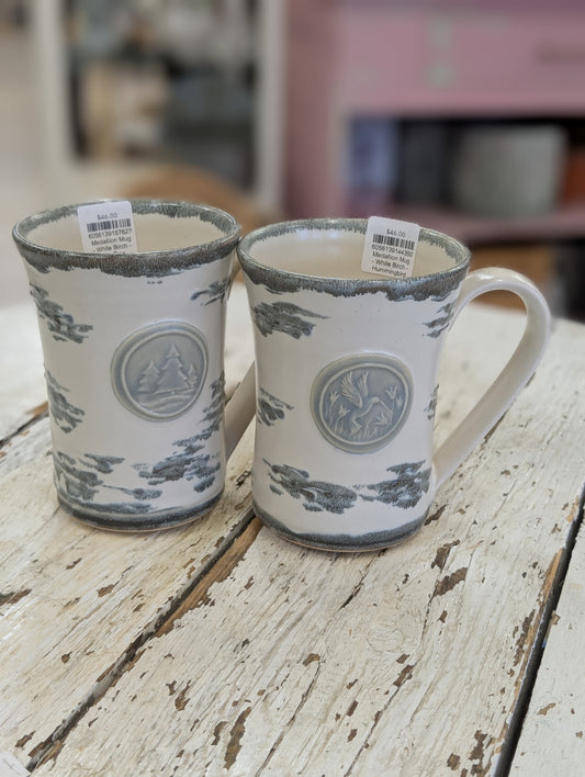 Medallion Mug - White Birch