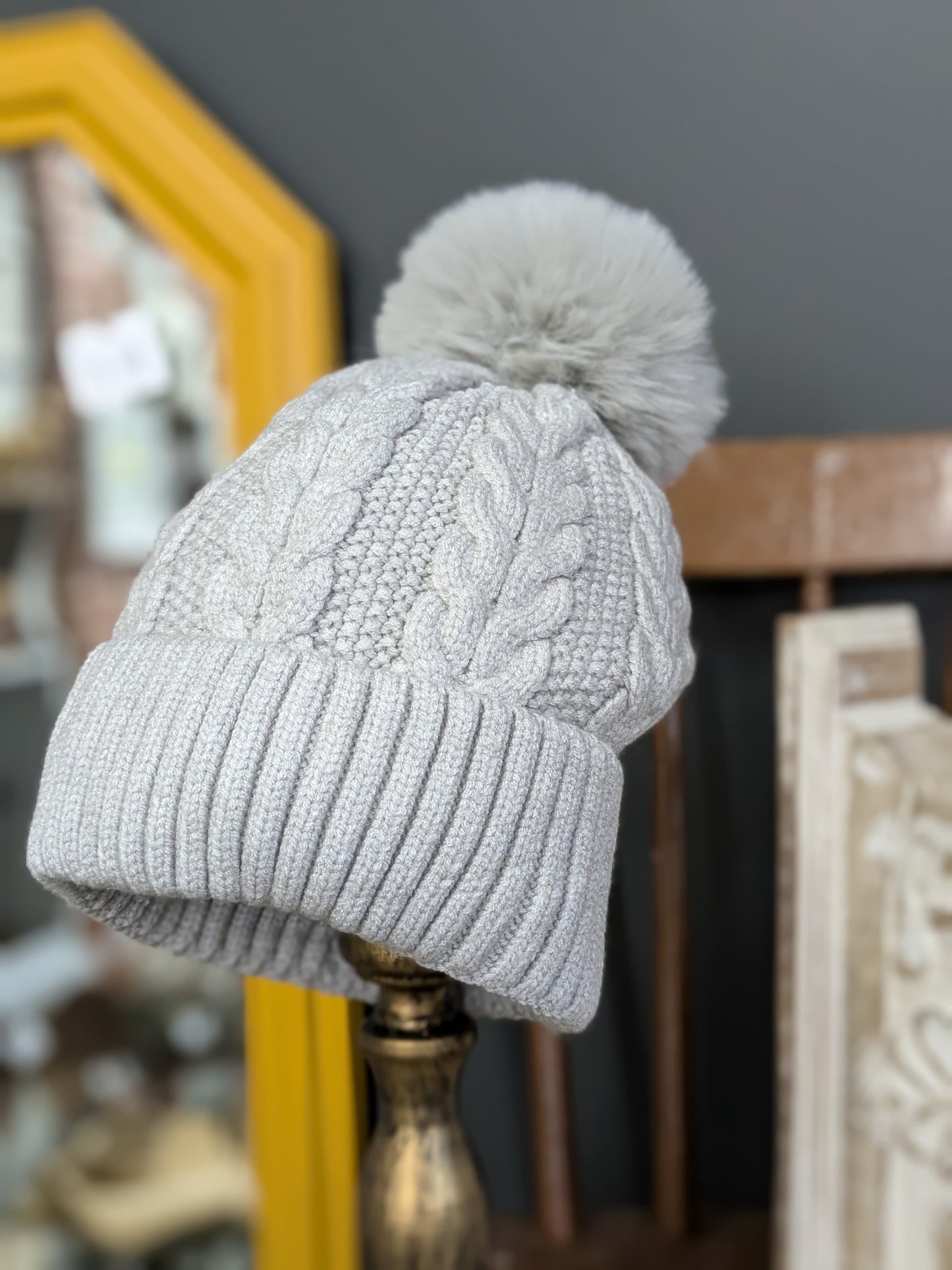 Grey Winter Hat