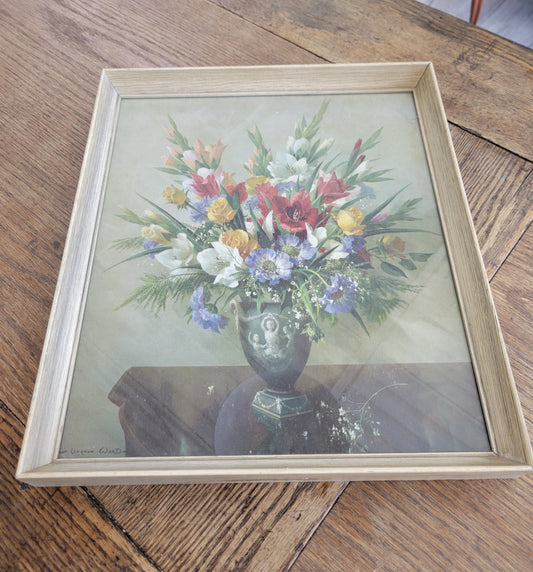 Framed Flower Vase
