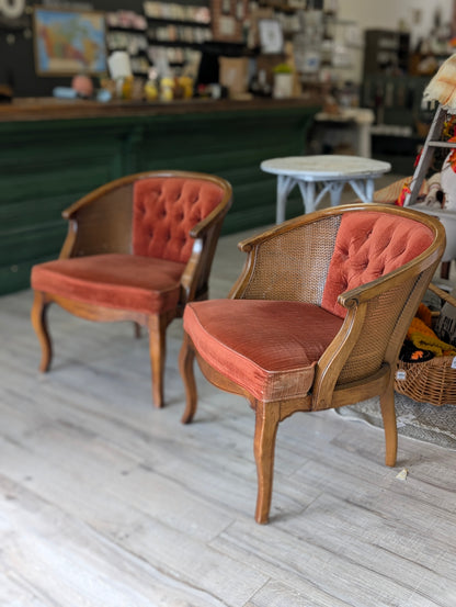 Rattan accent chair