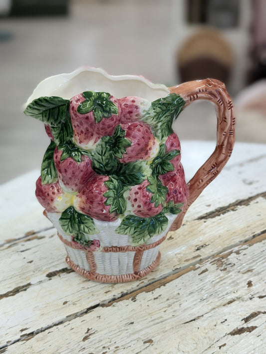 Strawberry juice jug