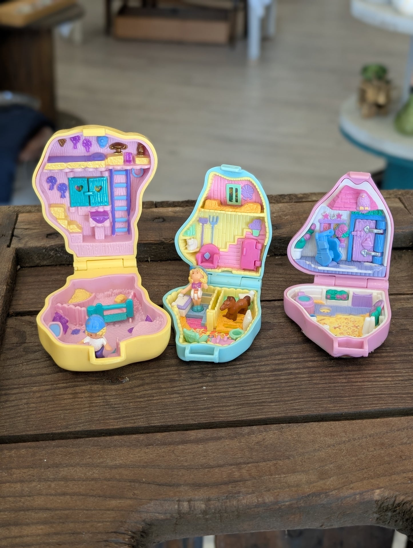 Set of three pony Polly Pocket