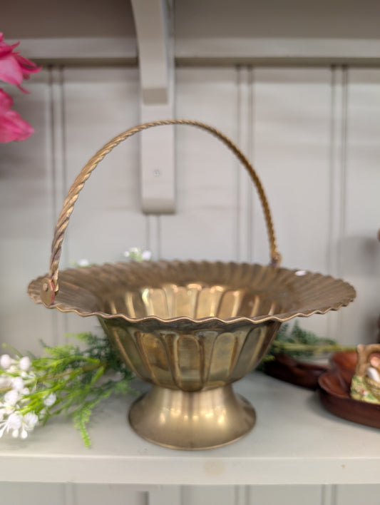 Brass basket