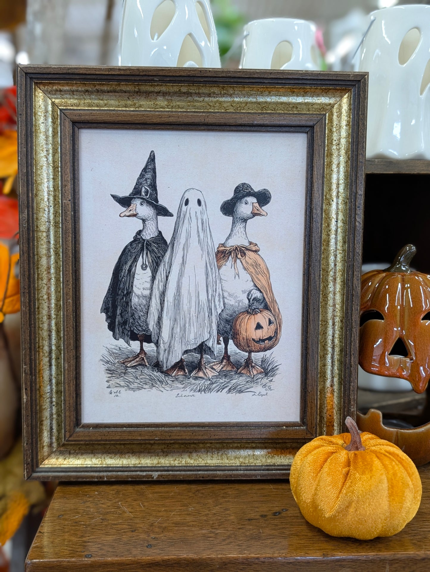 Haunted goose print