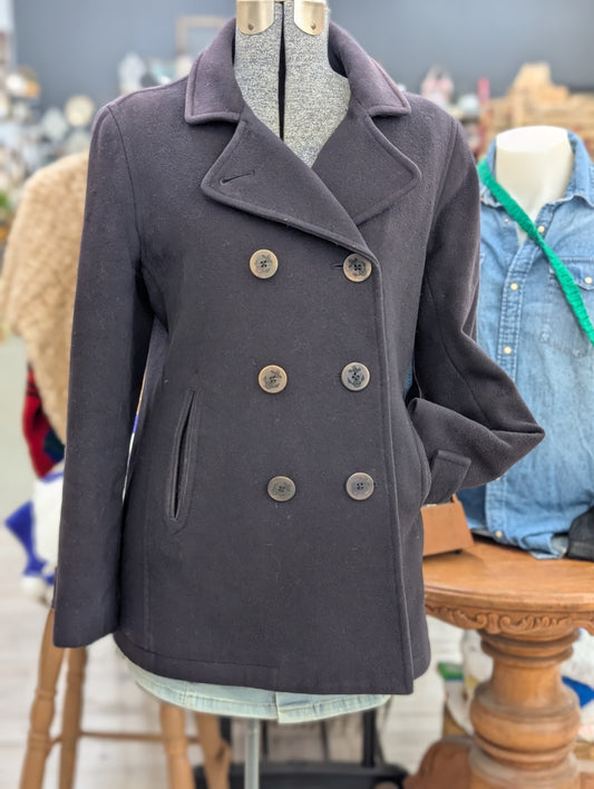 L.L. Bean Navy Peacoat