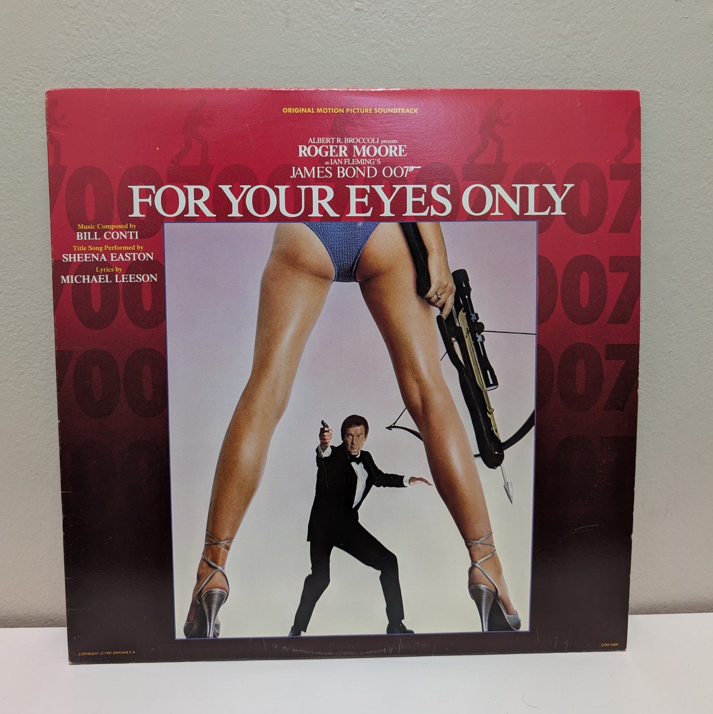 James Bond "For Your Eyes Only" Soundtrack LP