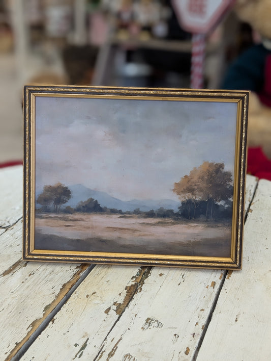 Horizontal scenery framed print