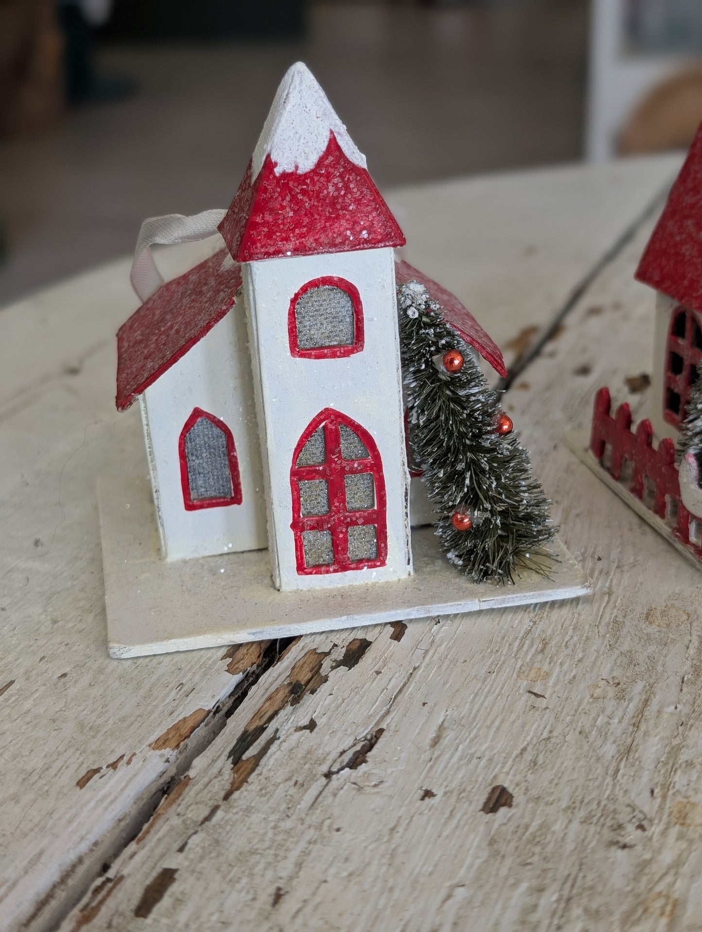 Vintage Christmas house