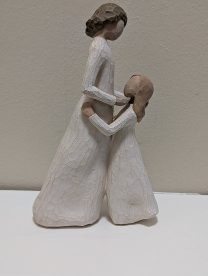 Willow Tree Mother and Daughter Figurine 2000 Retired 8”tall