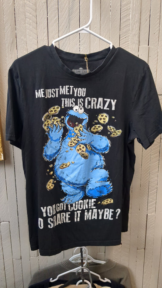 Cookie Monster, Cookie Crazy T-Shirt (Size S)