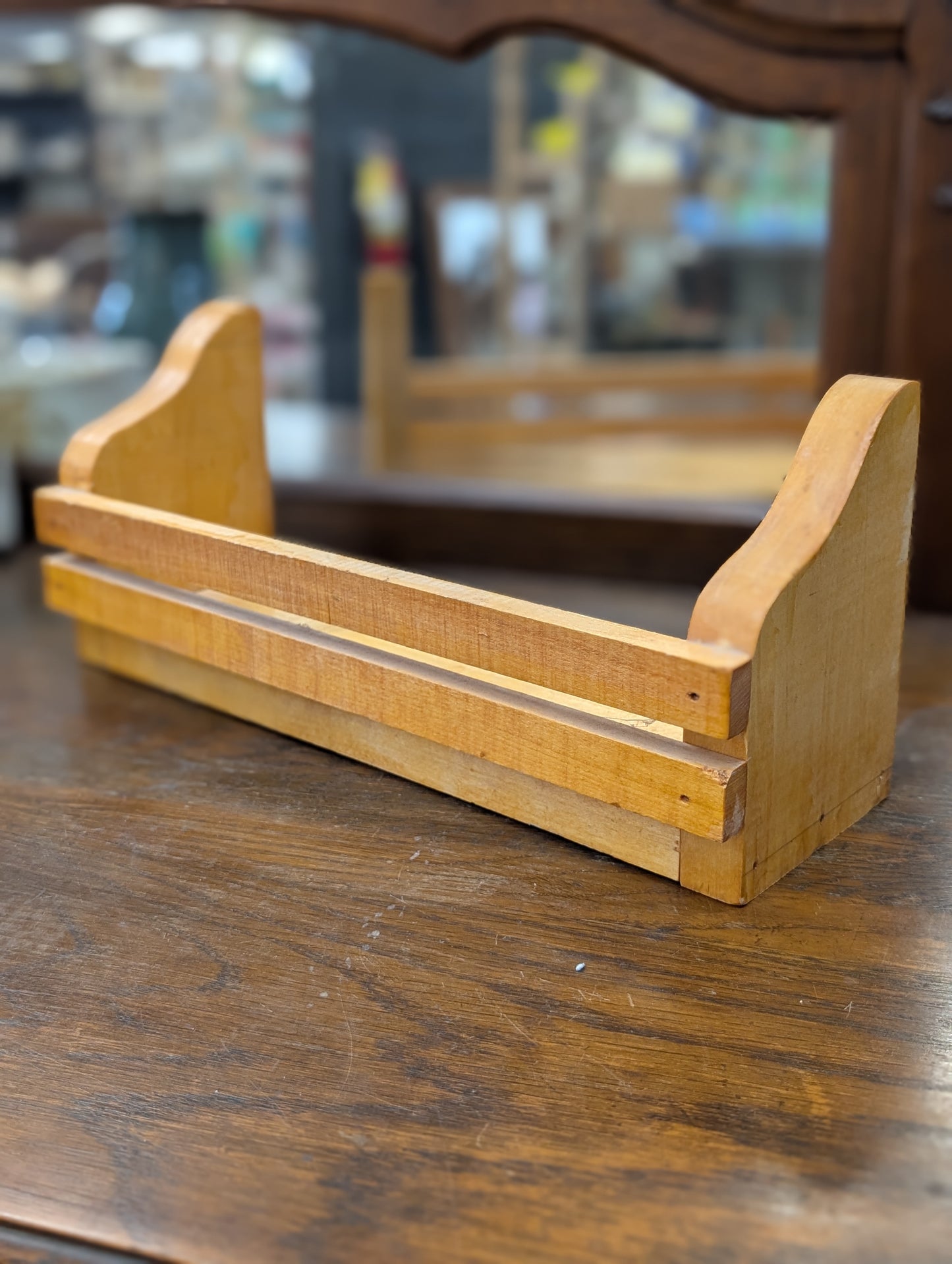 Wooden shelf