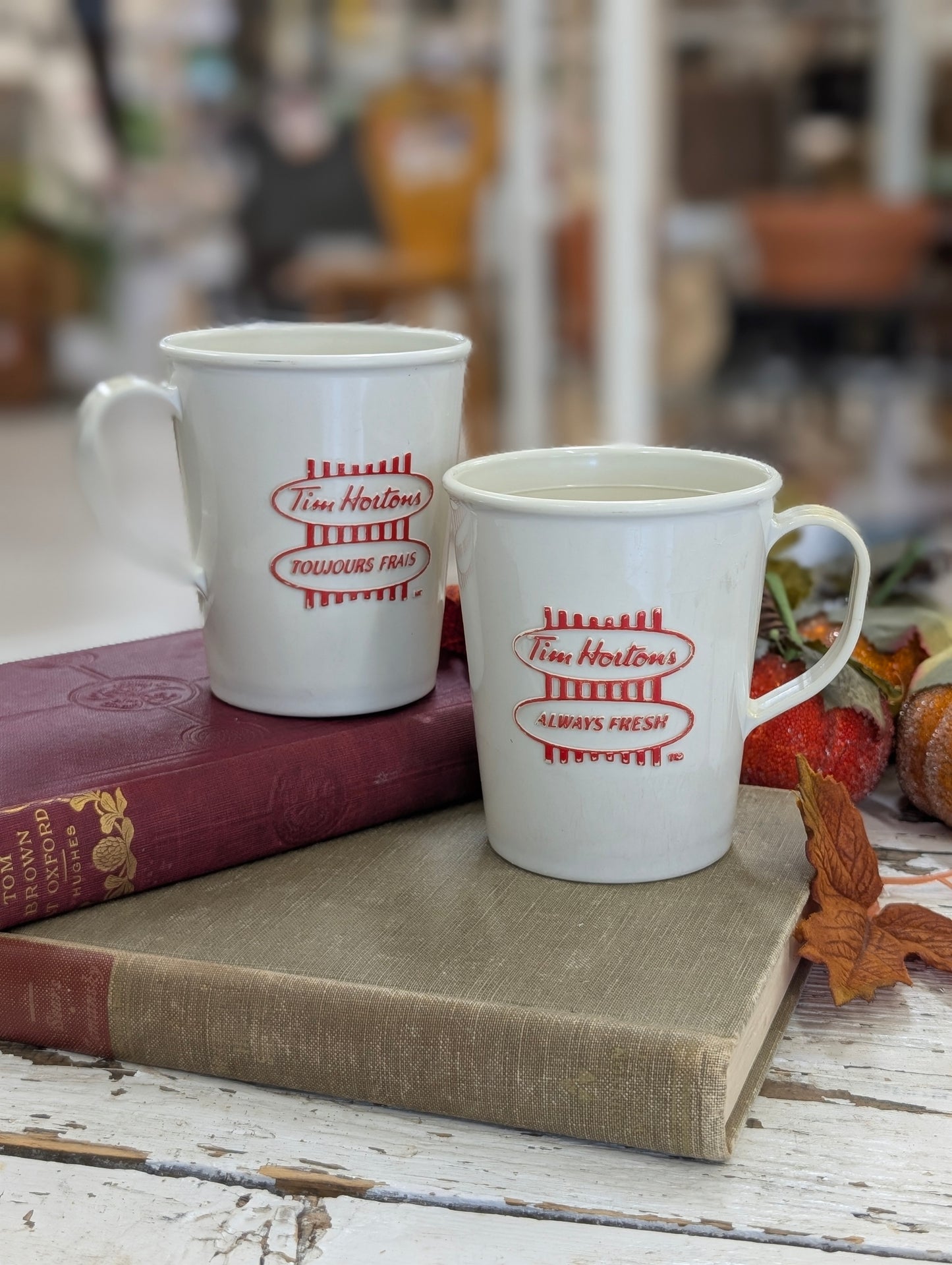 Plastic vintage Tim Hortons mug