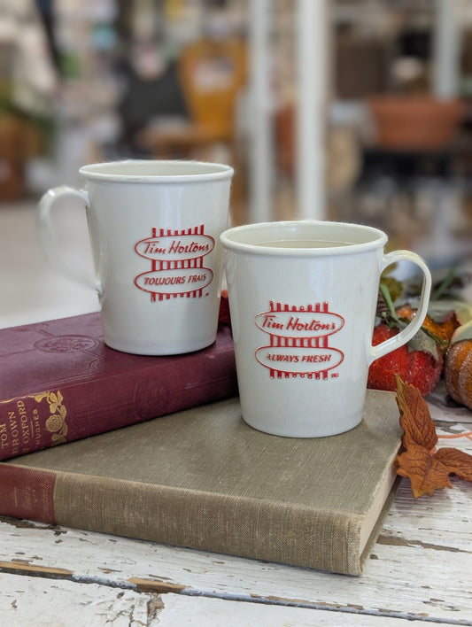Plastic vintage Tim Hortons mug
