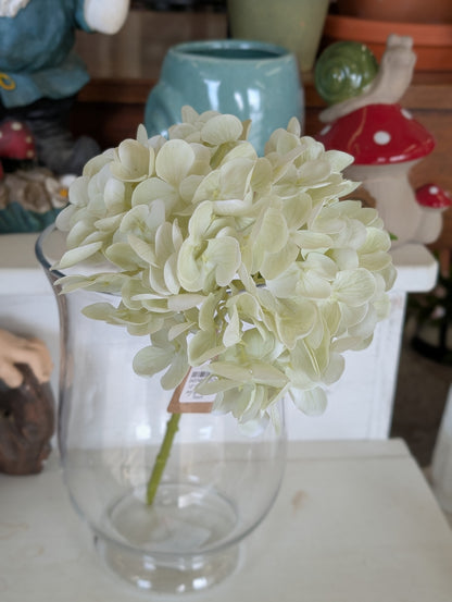 12" Cream Hydrangea Fresh Touch