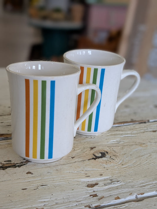 Syracuse vintage spectrum mug set