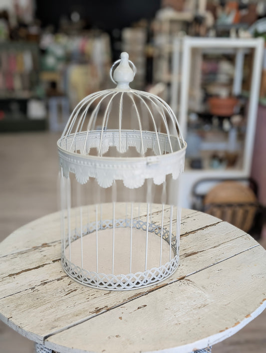 Large White Bird cage