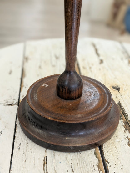 Brown candle stick holder