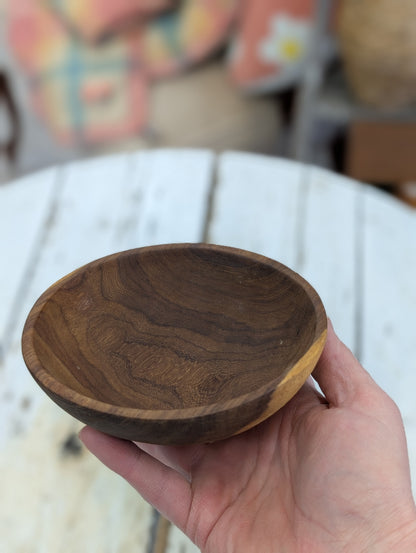 Wooden small bowl
