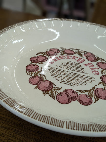 Cherry pie dish